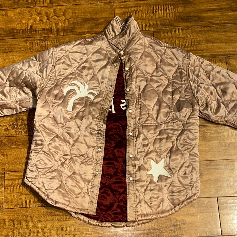 Quilted satin palm angels jacket - Picture 6 of 10